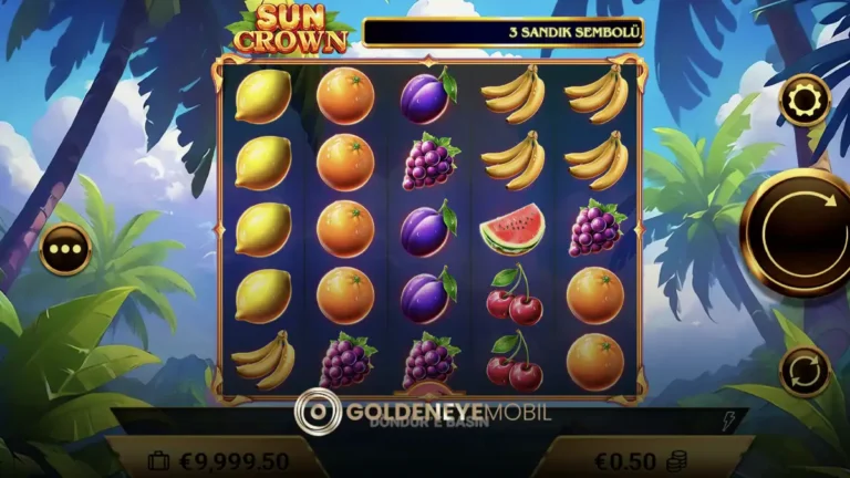 Golden eye mobil reel fiesta turnuvası